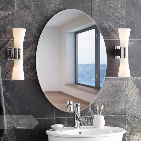 18x24 Inch Wall Decor Plain Mirror Glass for Home, Bedroom, Living Room HD39 Bathroom Mirror-image-42