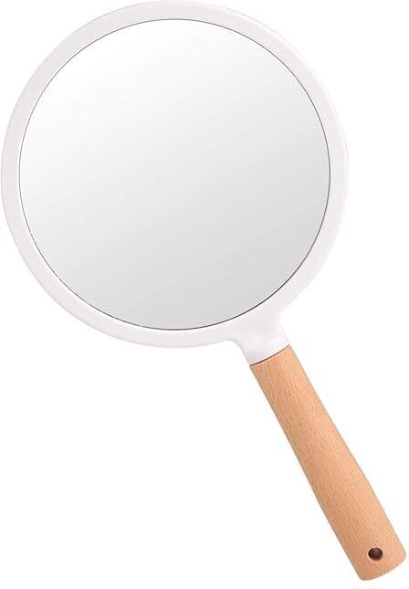 crestiq White Mirror Round Bathroom Mirror-picture-2