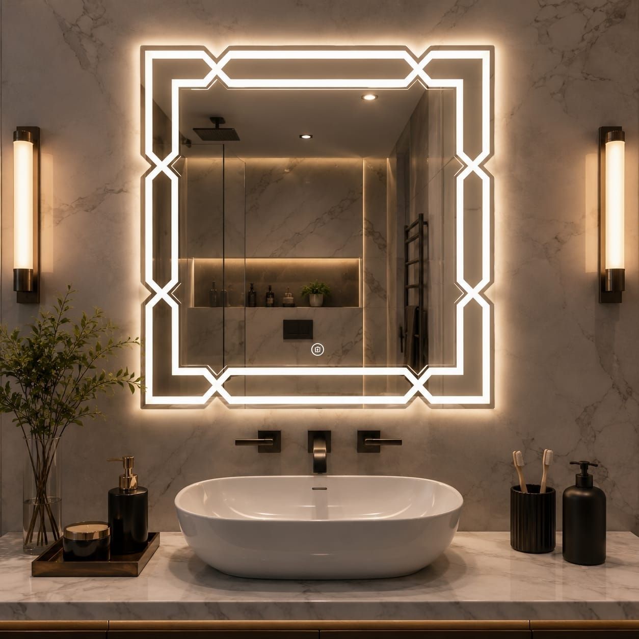 mofaro MOF EDEN SQUARE 24IN/2026 Bathroom Mirror-picture-28