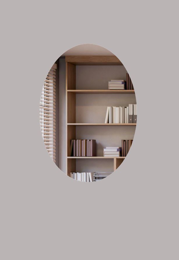 aryaansh Stylish Frameless Mirror Wall Mounted Design (Size - 12x15Inch) Bathroom Mirror-picture-41