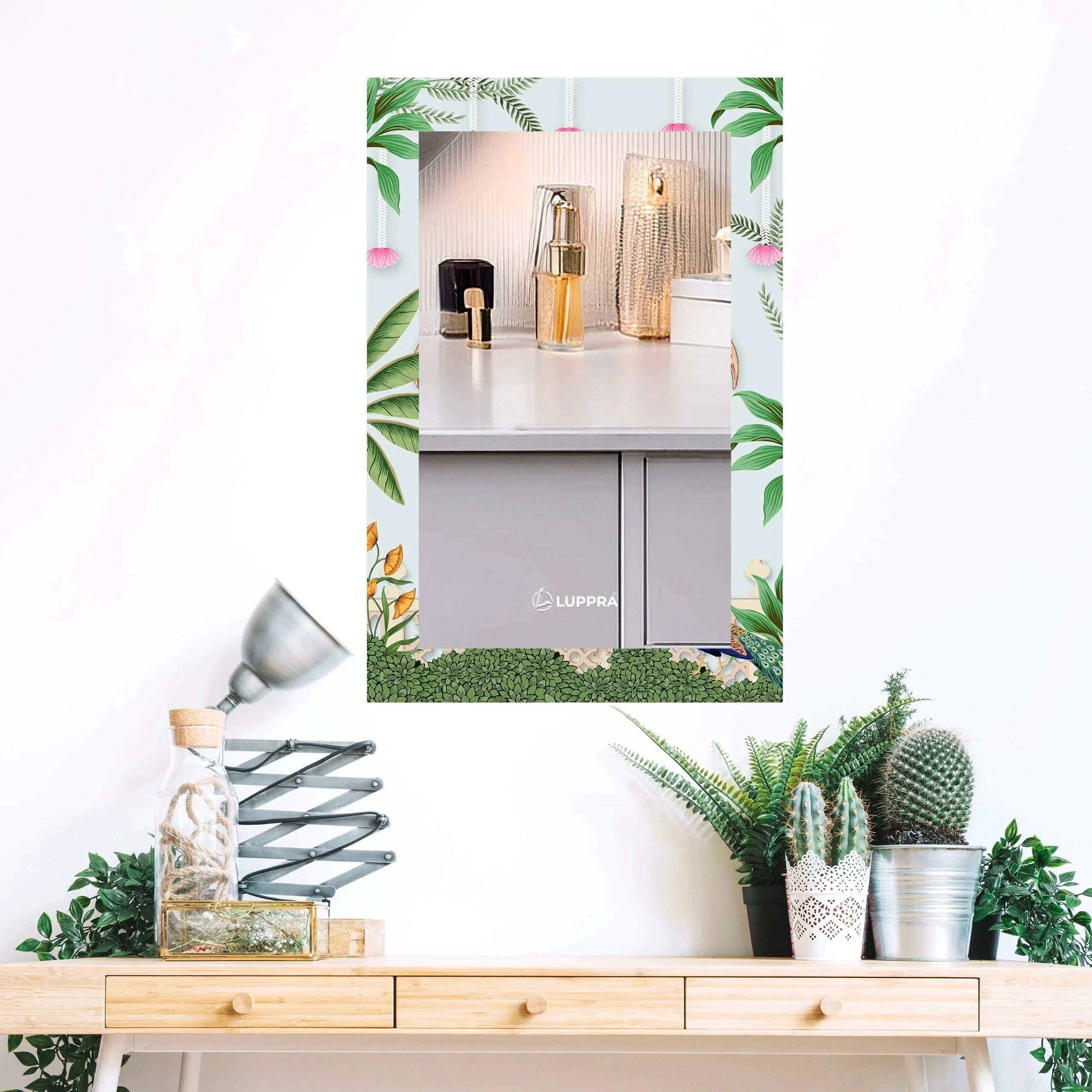 Rectengalr Frameless Polish Finishing Mirror for Wall - (12 X 18 Inch) Bathroom Mirror-image-14