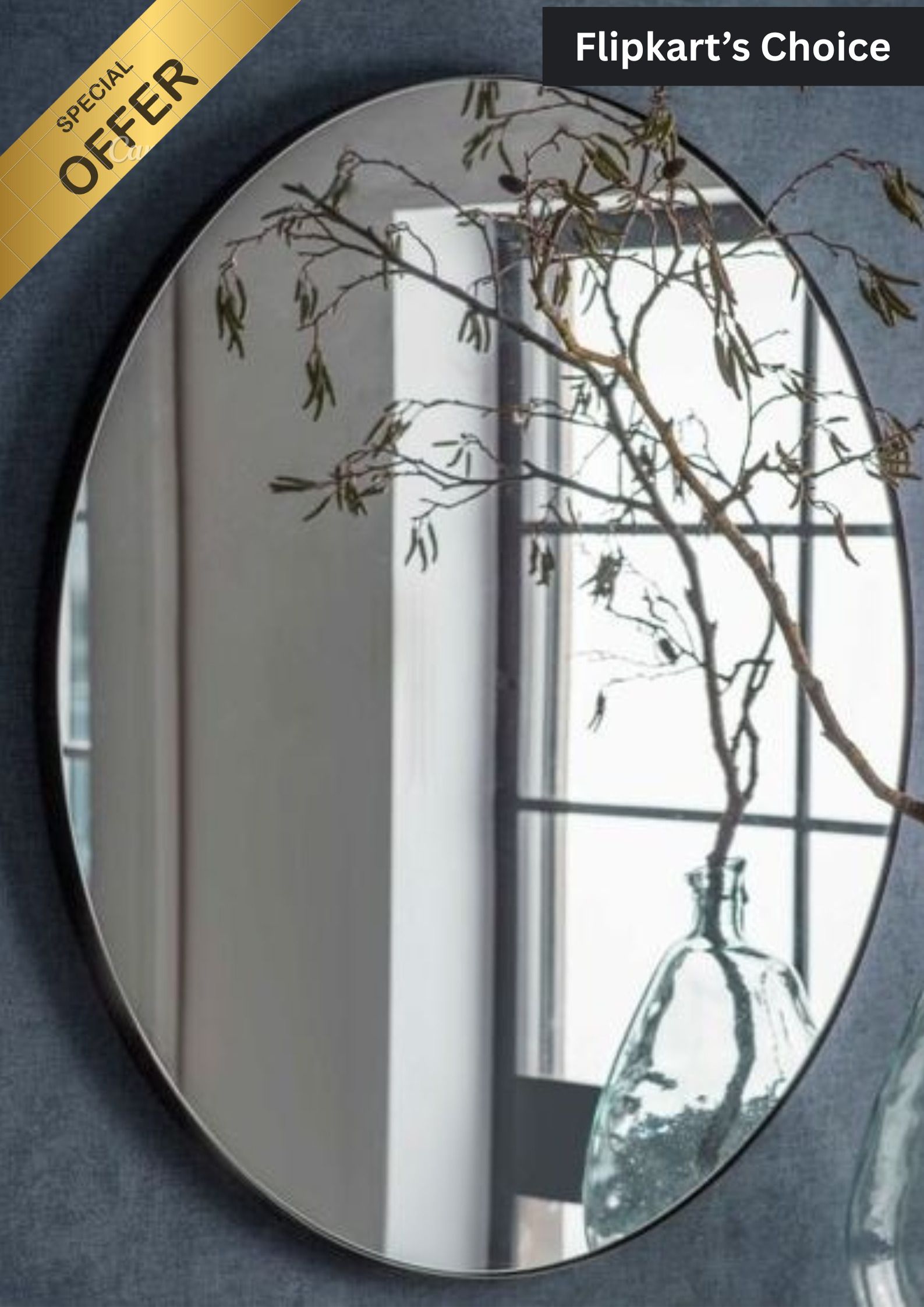windowera Round 12" inch Decorative Mirror, Bathroom Mirror, Bathroom Mirror-picture-39