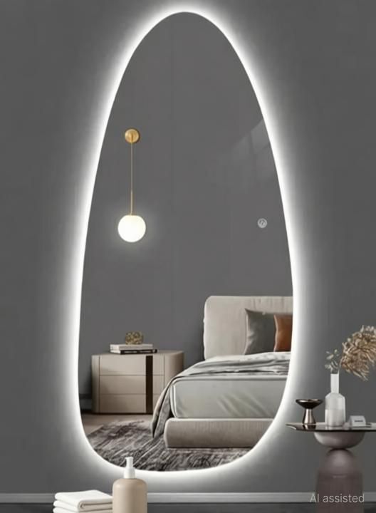 LED IRREGULAR 24 * 18 Inch Wall MirrOR LE9 Bathroom Mirror-image-34