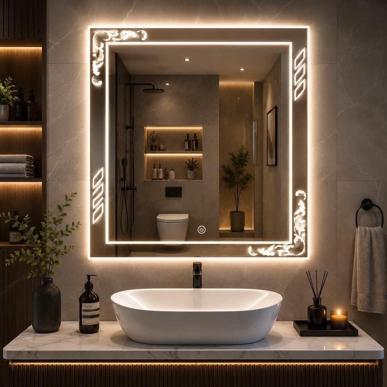 mofaro MOF ACE SQUARE 24IN/2026 Bathroom Mirror-picture-25