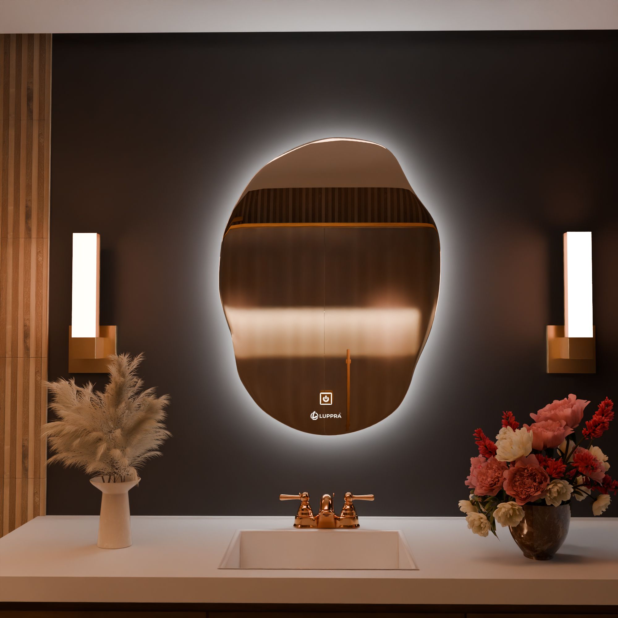 18x24 Inch Wash Basin Wall and Fancy Washbasin Mirror,Smart LED Design Bathroom Mirror-image-37