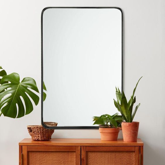 Rworld Perfect For / Size 9" inch x 15" inch Bathroom Mirror (Rectangle) Bathroom Mirror