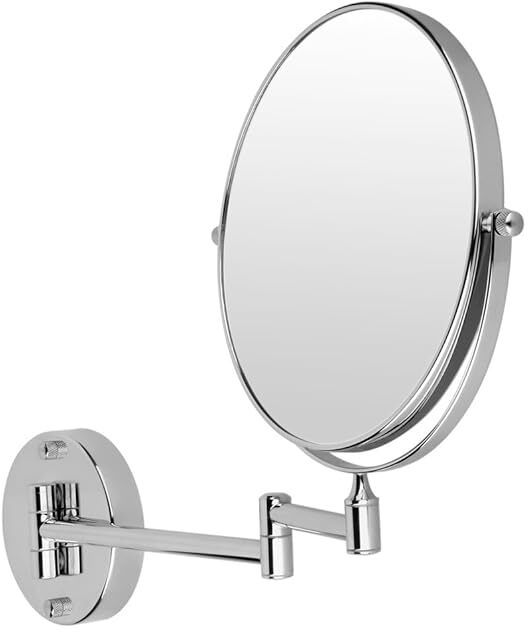 Magnifying Shaving 2 Sided Round Mirror with Wall Bracket, Bathroom Mirror-image-48