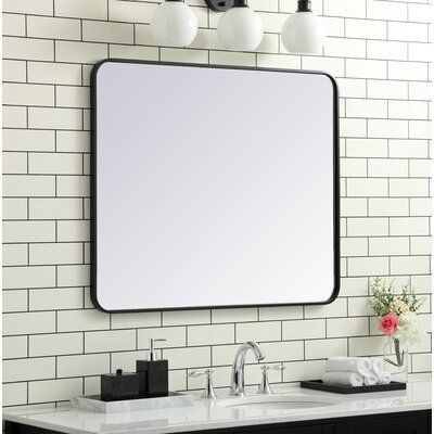 12"inch X 12"inch RECTANGLE ROUNDED CORNER MIRROR. Bathroom Mirror