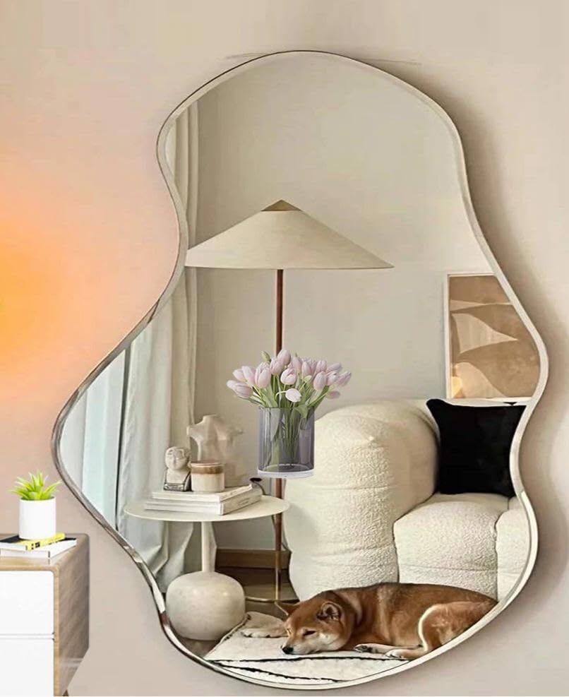 MB27 Simple Mirror For Wall, Bathroom, Living Room, 18 x 24 Inch Bathroom Mirror-image-26