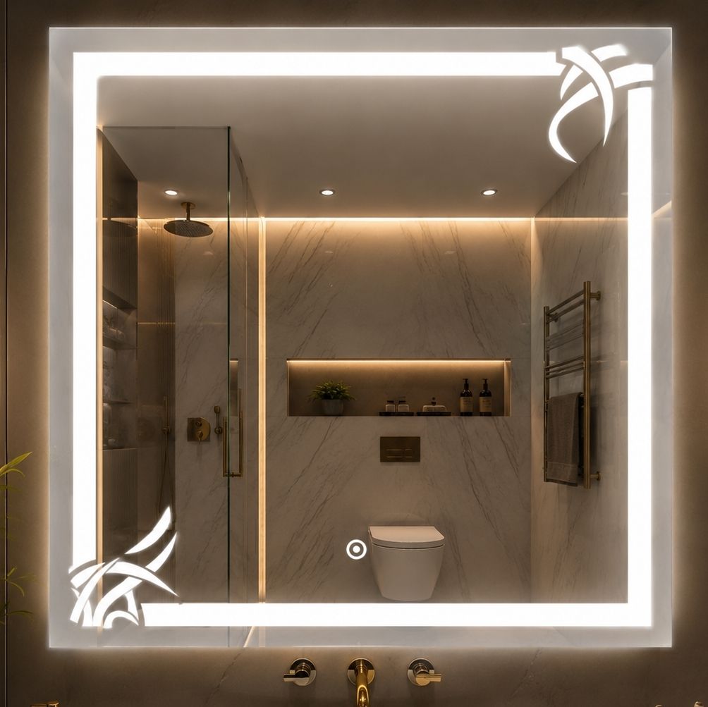 mofaro MOF MODERN SQUARE 18IN Bathroom Mirror-picture-30