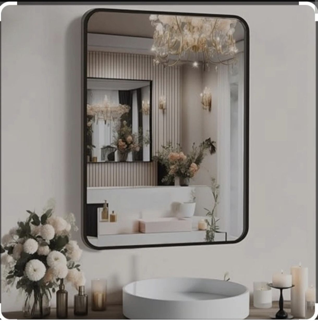 12" x 18" Inch Rectangular Mirror-07-JAN Bathroom Mirror-image-43