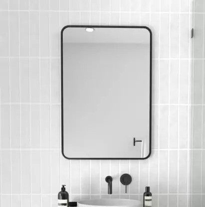 Elegant Rectangular Frameless 12" inch x 18 " inch Decorative Bathroom Mirror