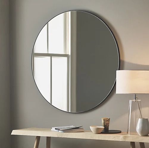 gaperz Perfectly fine finish Mirror 12 inch Round Bathroom Mirror-picture-27