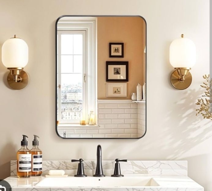 12" x 18" Inch Rectangular Mirror-03 Bathroom Mirror