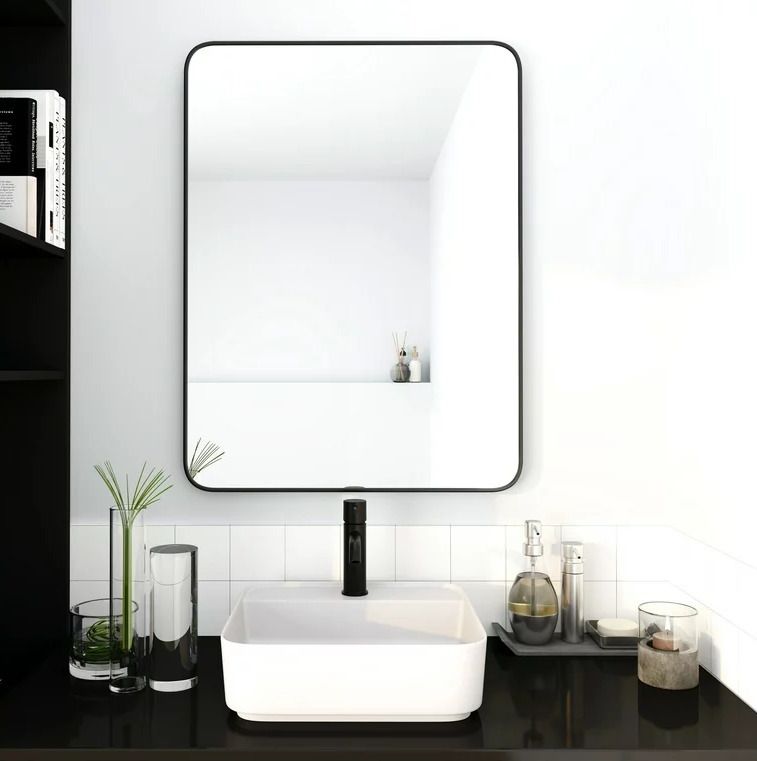 Ideal Size 10" Inch x 14" Inch Decorative Bathroom Mirror