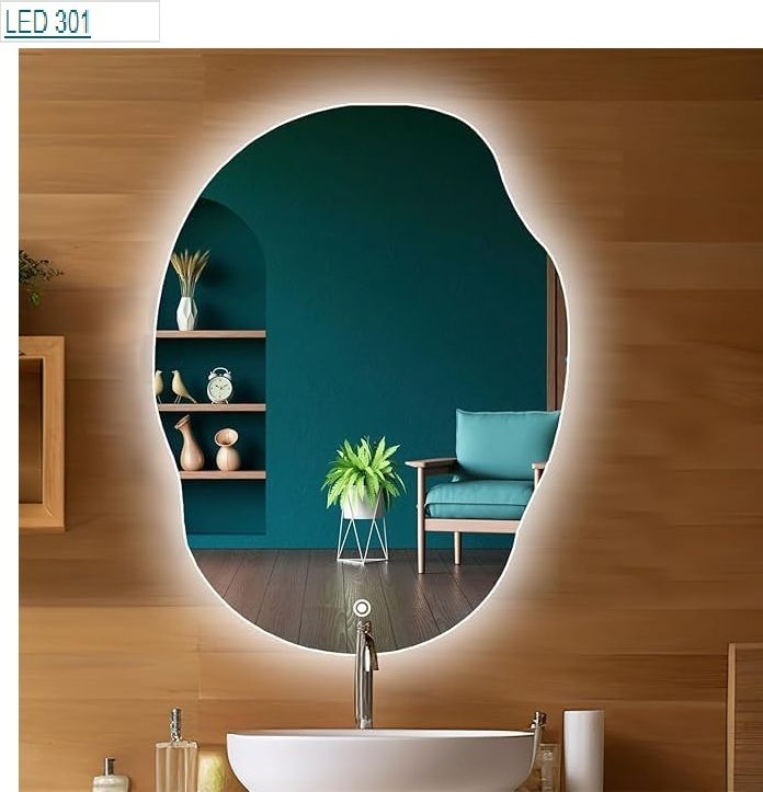 LED Bathroom Rectangular Mirror with Light 18 x 24 Inches Bathroom Mirror-image-15