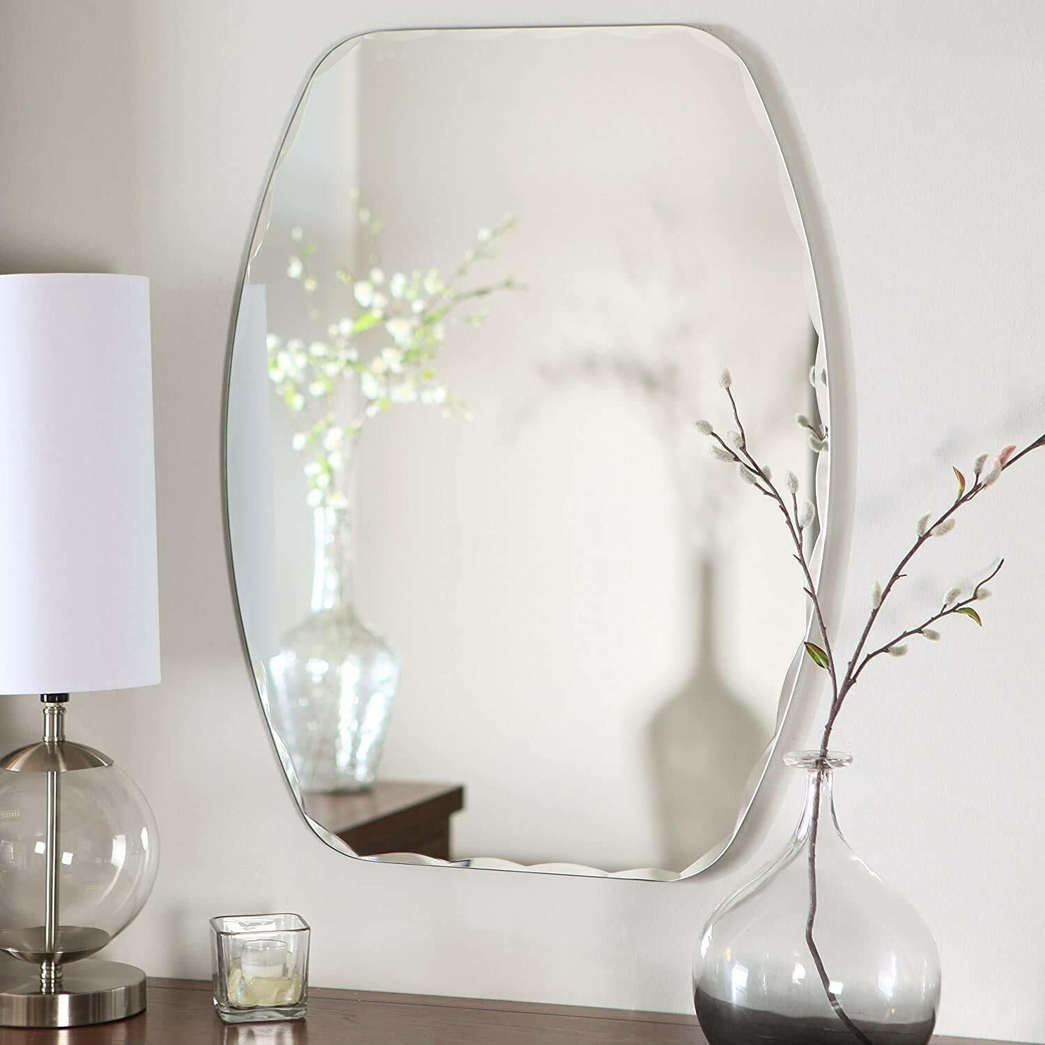 khushi decors Mirror H42 Bathroom Mirror-picture-11