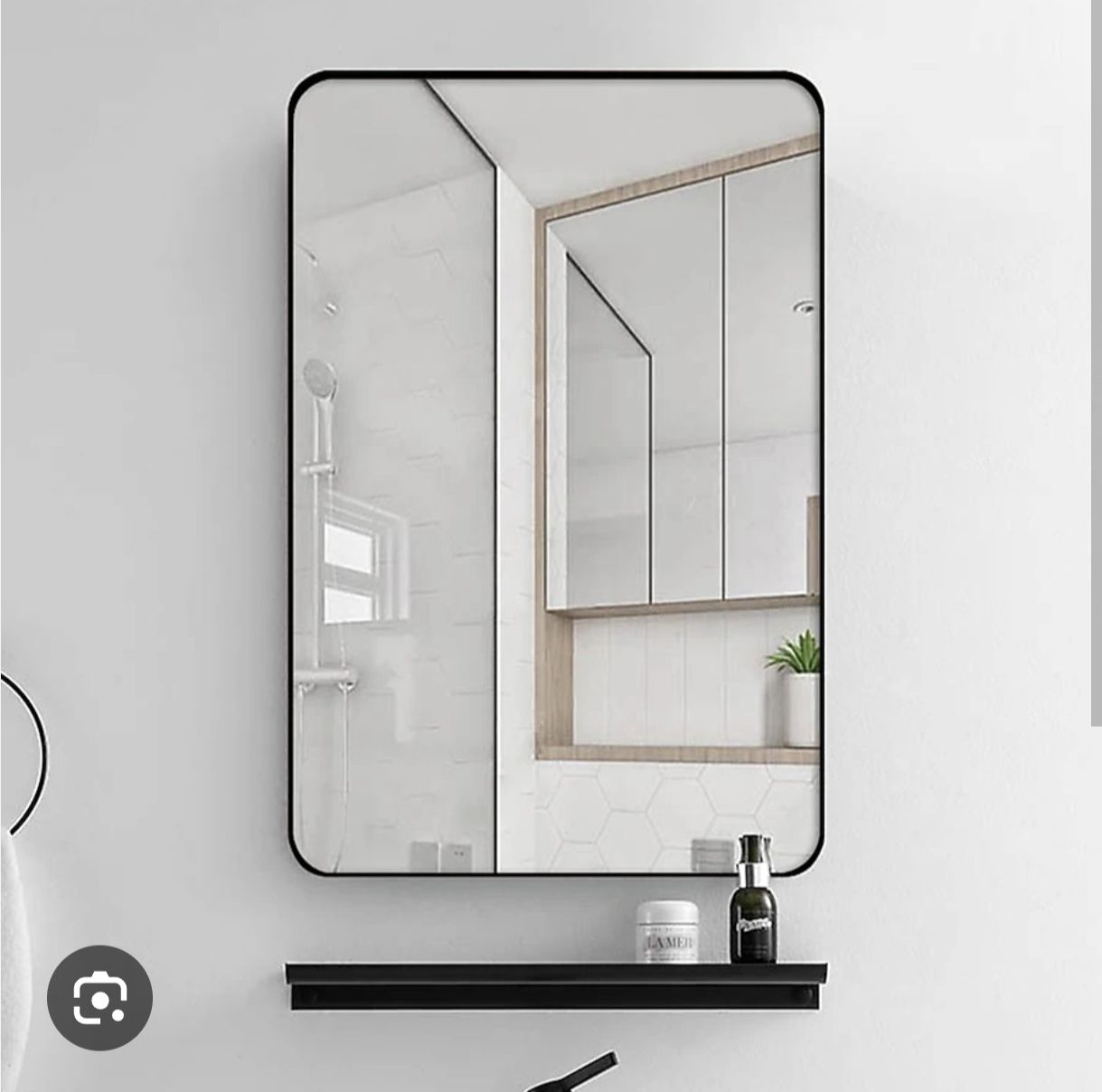 12'X18' Modern Rounded Rectangular Mirror Decorative Mirror-image-24