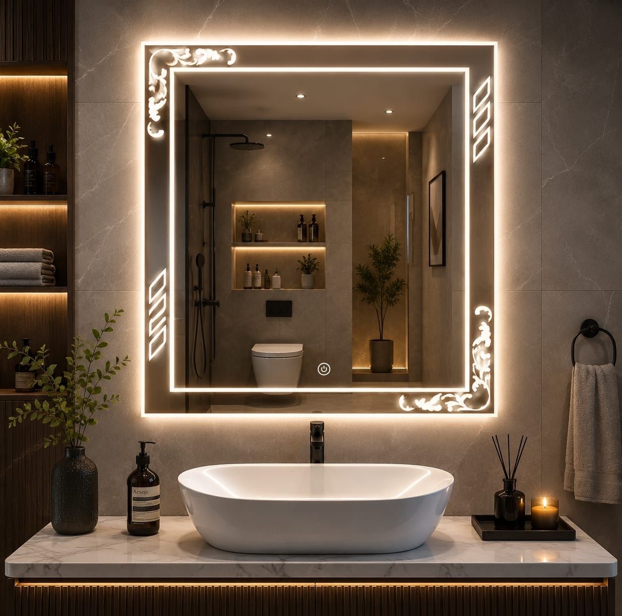 mofaro MOF ACE SQUARE 20IN/2026 Bathroom Mirror-picture-26