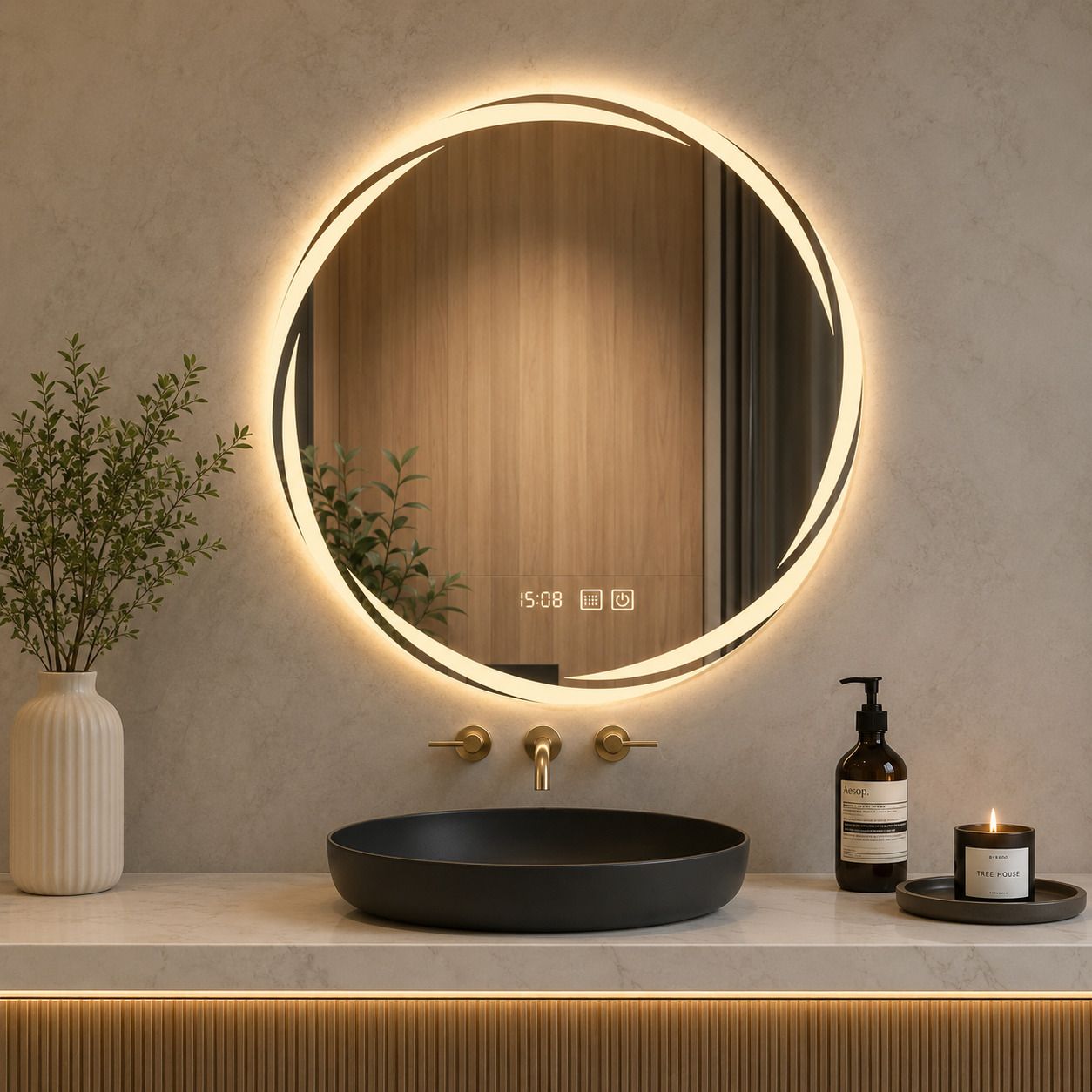 gobain SGE1-24*24 Bathroom Bathroom Mirror-picture-29
