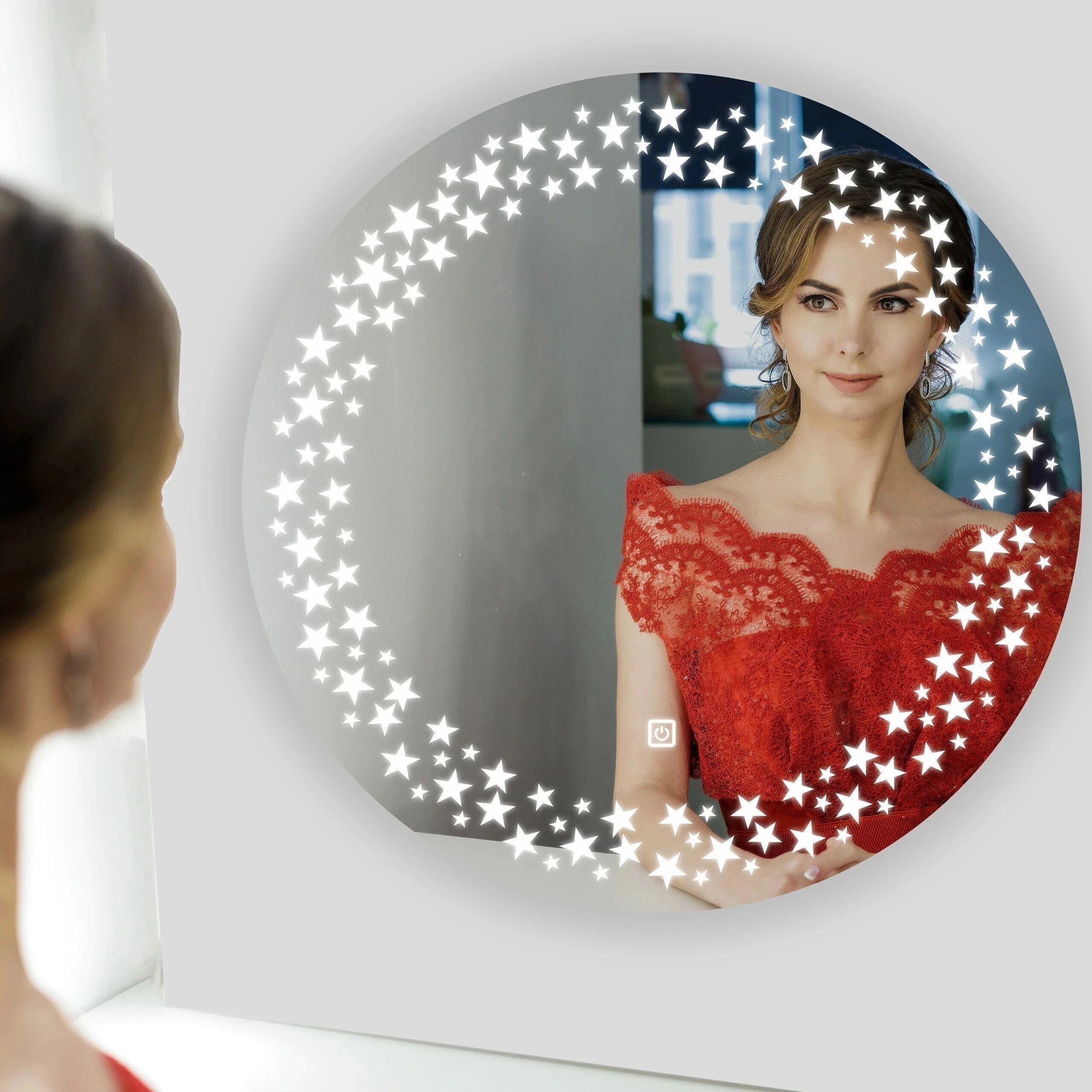 Touch-Sensor LED Wall Mirror for Bathrooms, Living Rooms, and Hallways_02 Bathroom Mirror-image-25