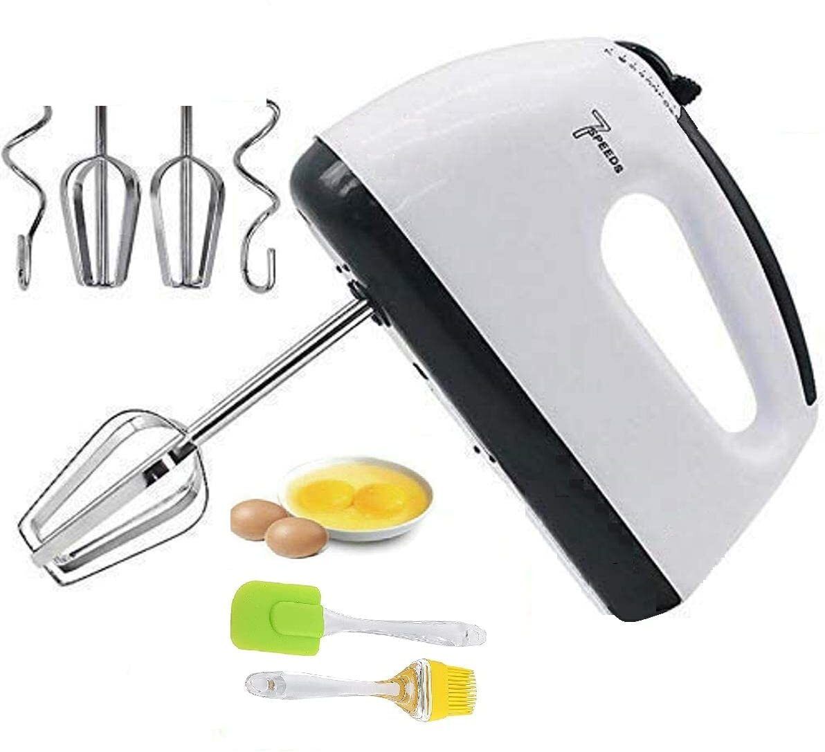 260 W White Hand Blender, Electric Whisk