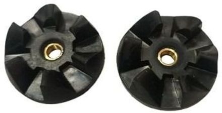 Coupler Mixer/Grinder Jar Coupler Pack of 2 Black for Sujata and all Mixer Grinder Coupler-image-1