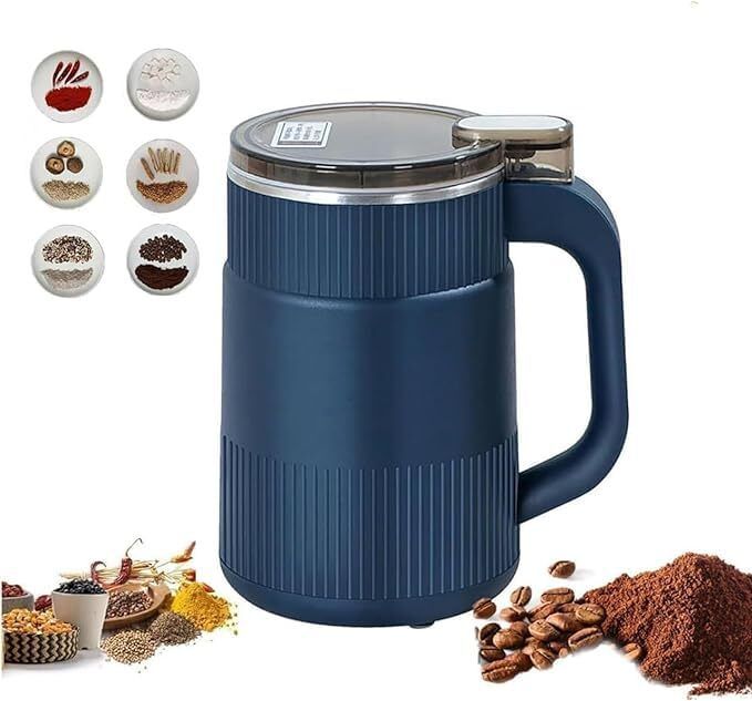 Electric Coffee Grinder 2 Cups Coffee Maker-image-7