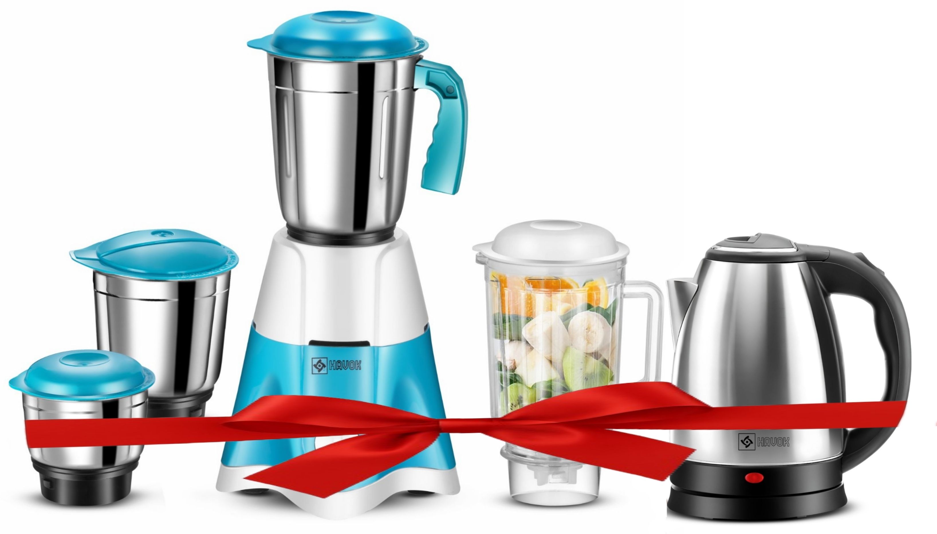 750 W Mixer Grinder With 1500 Kettle Combo Offer | 4 Jars | Blue ) 750 W Juicer Mixer Grinder-image-29