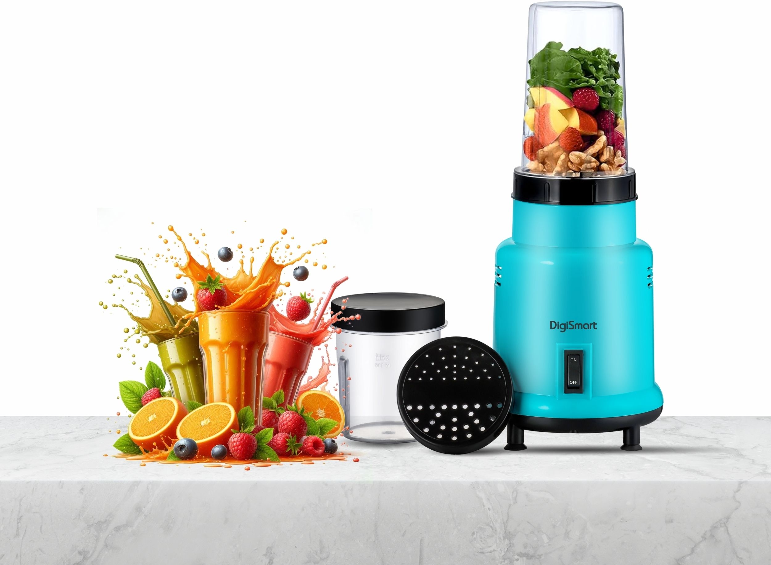 digismart Easy Mix Nutri With Powerful Long Lasting Shock Proof Abs Body 500 W Juicer Mixer Grinder-picture-18