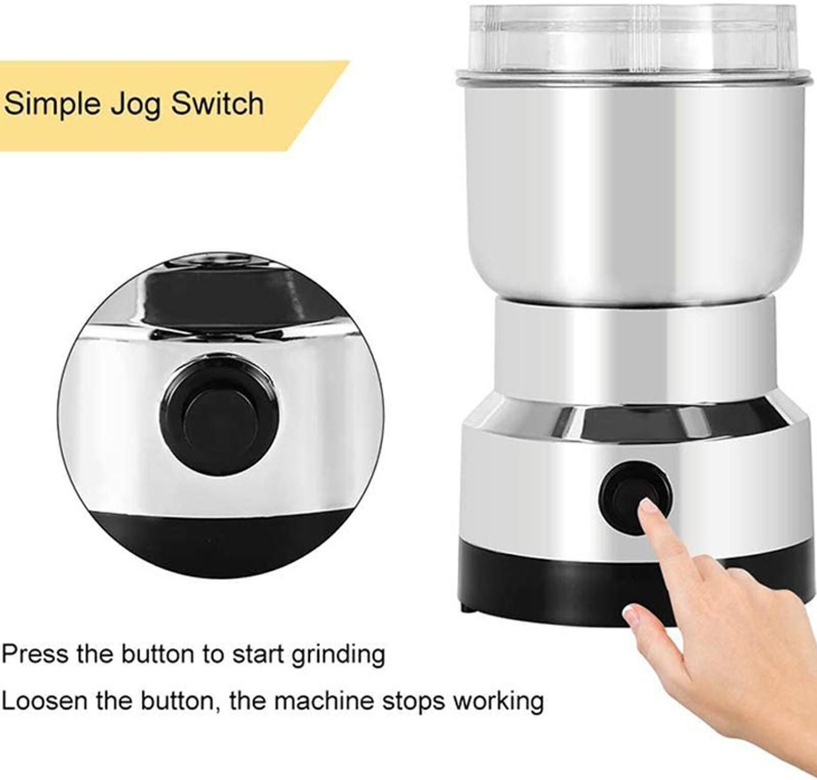 radhe 300W 24500 RPM Multi-Functional Mixer Juicer Grinder, Light weight Personal Coffee Maker-picture-13
