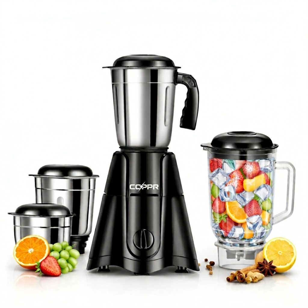 Z Black Edition 2 year unconditonal warranty heavy duty copper motor 750 W Juicer Mixer Grinder-image-17