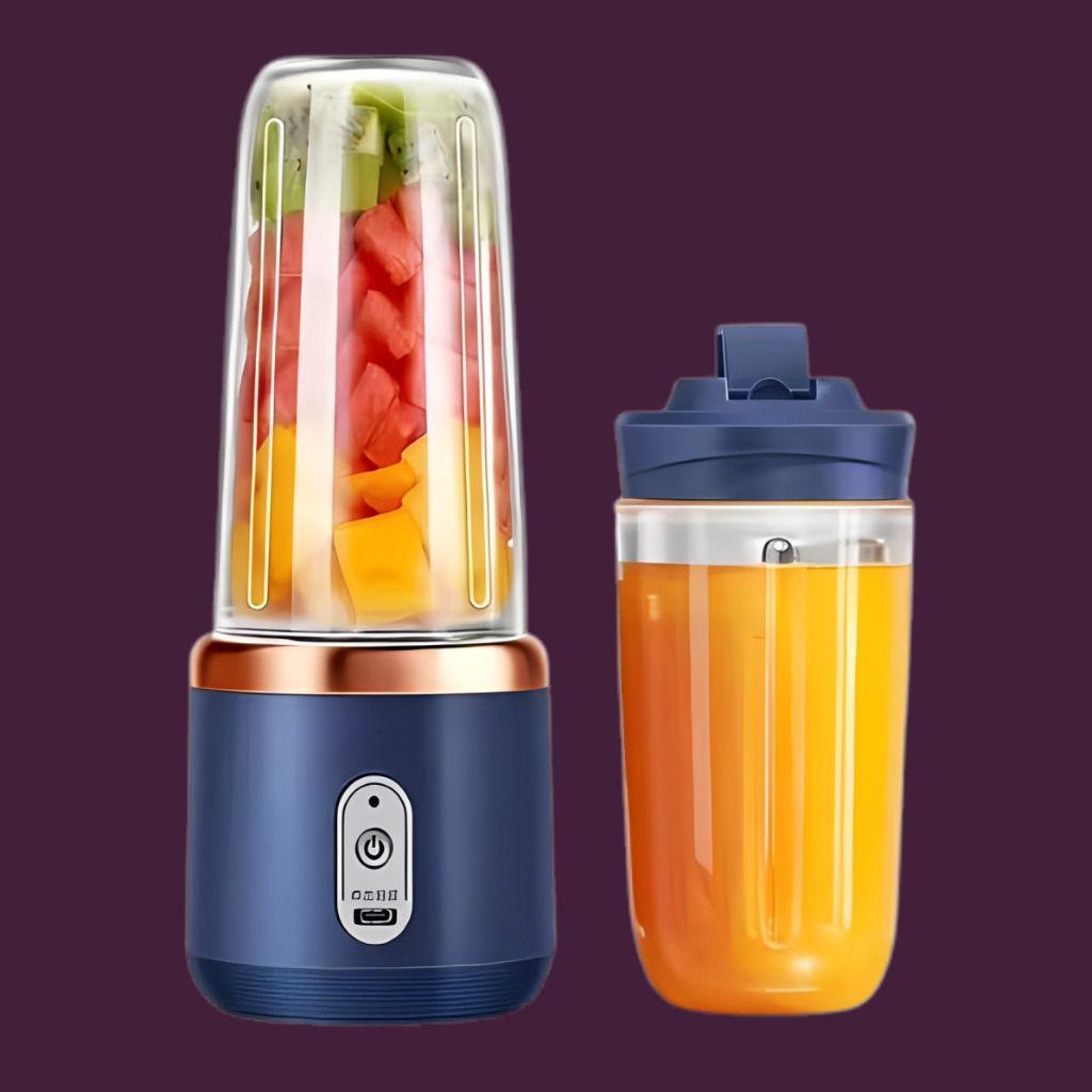 Portable USB Rechargeable Juicer Blender Mini Smoothie Maker Bottle 105 W Juicer Mixer Grinder-image-4