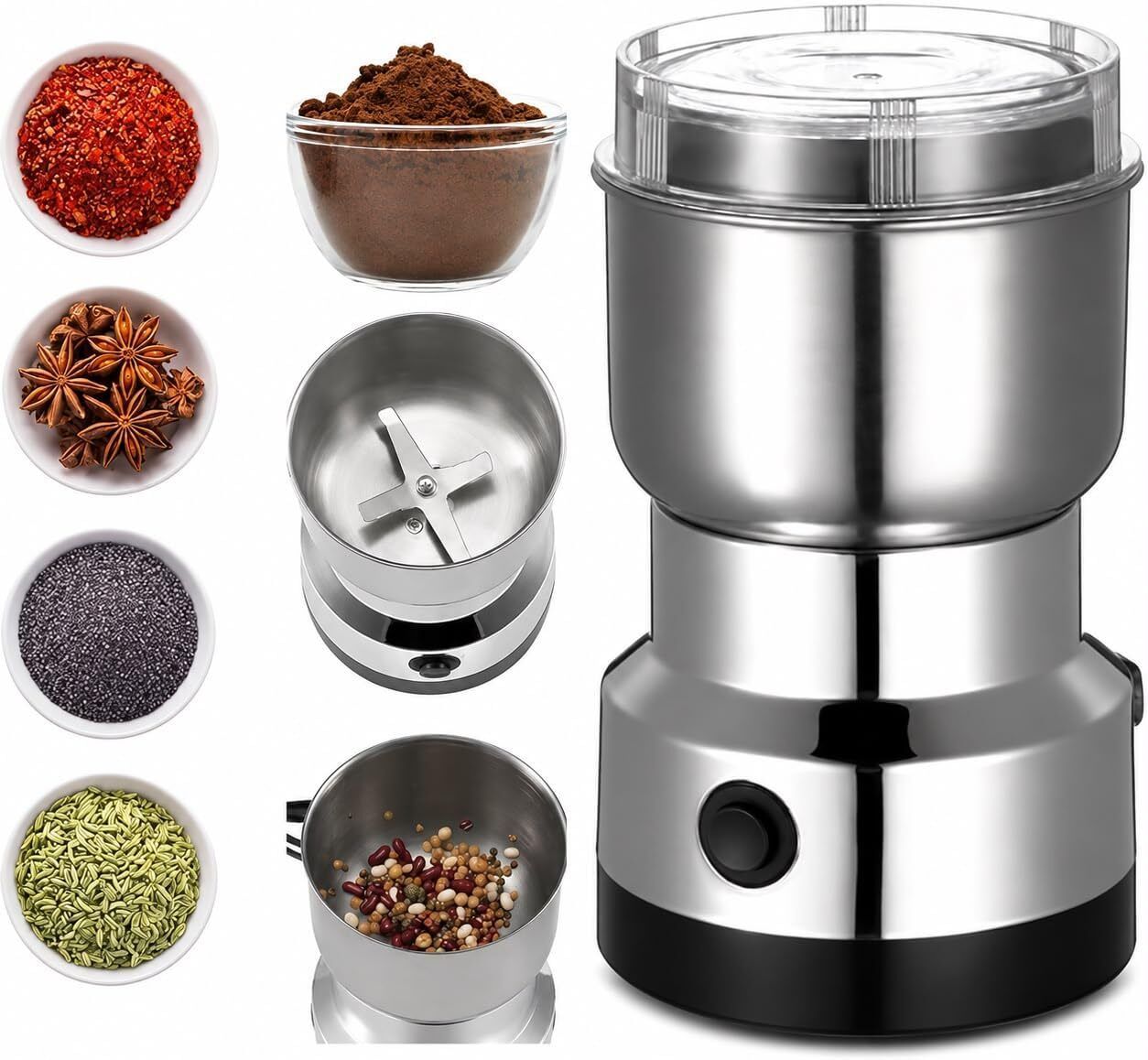 Multi-Purpose Kitchen Grinder 200 W Mixer Grinder-image-36