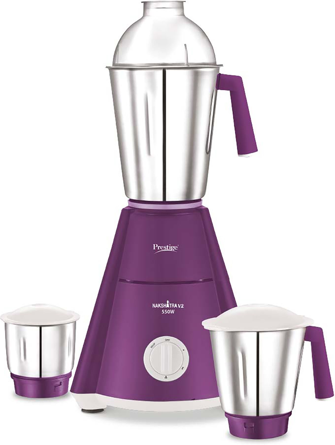 prestige (Wet Jar-1600 ml, Dry Jar-1100 ml, Chutney Jar-450 ml) 550 W Mixer Grinder-picture-19