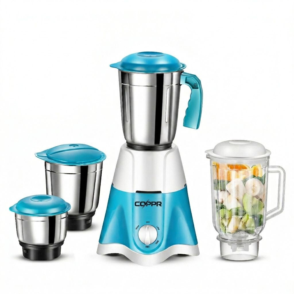 Z White edition 2 year unconditonal warranty heavy duty copper motor 750 W Juicer Mixer Grinder-image-20