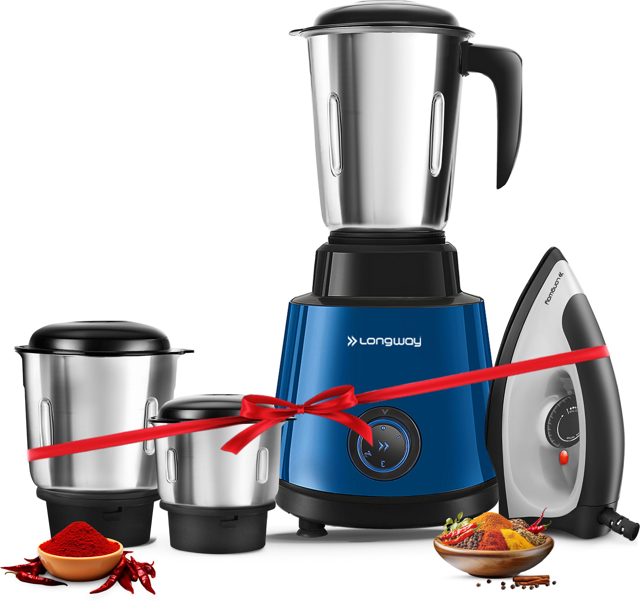 Roto Max with Powerful Motor & Kwid 1100 Watt Dry Iron | 500 W Juicer Mixer Grinder-image-46