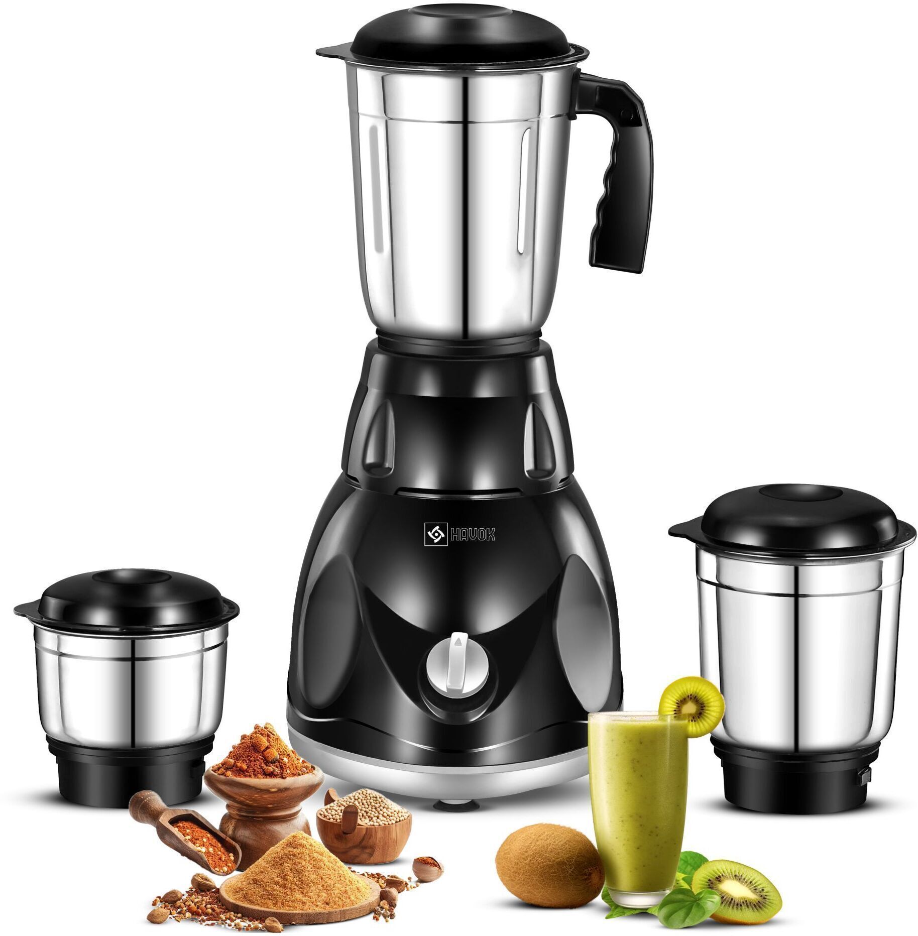Black_Mixer_3Jar 750 W Juicer Mixer Grinder-image-24