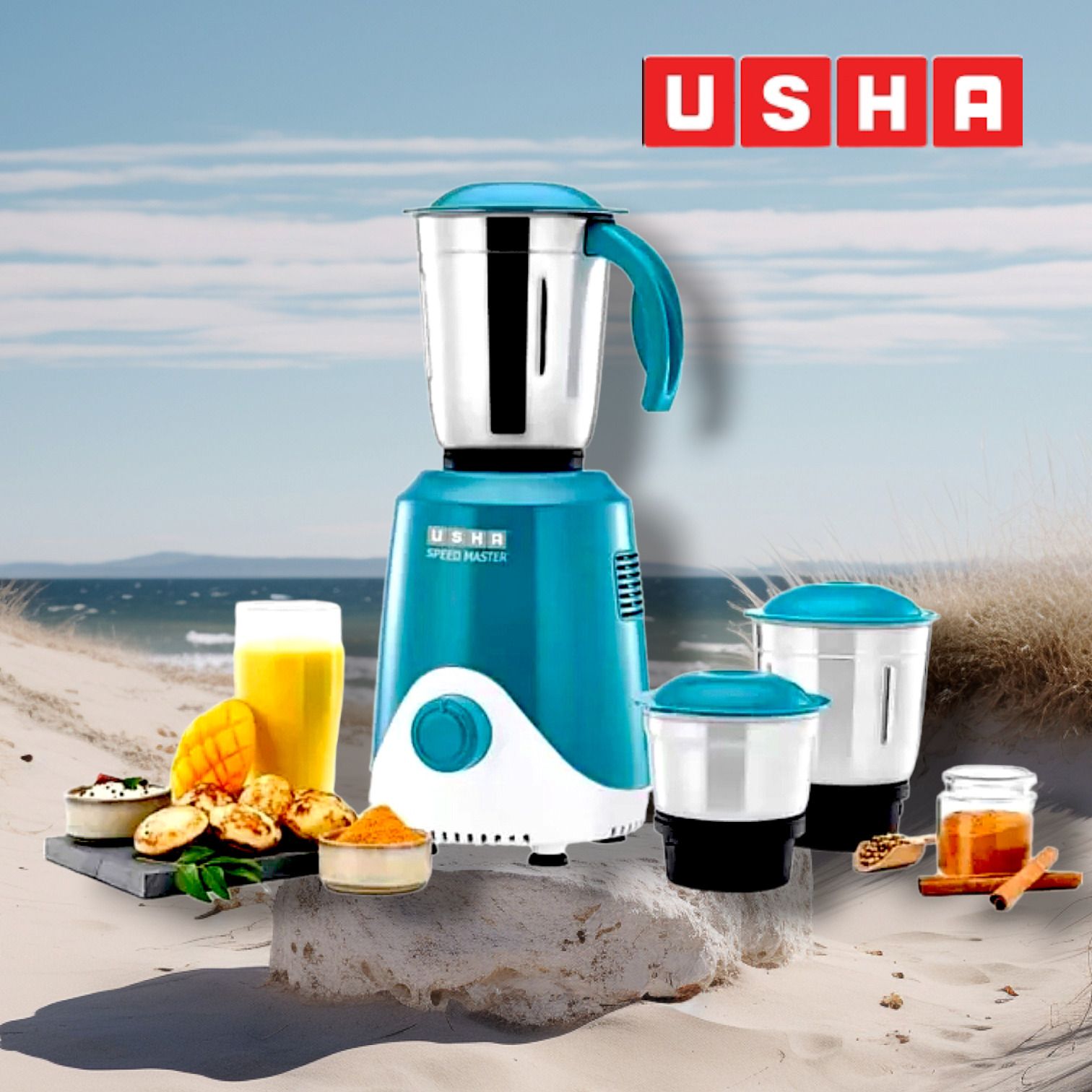 usha SPEEDMASTER 500 W Mixer Grinder-picture-17