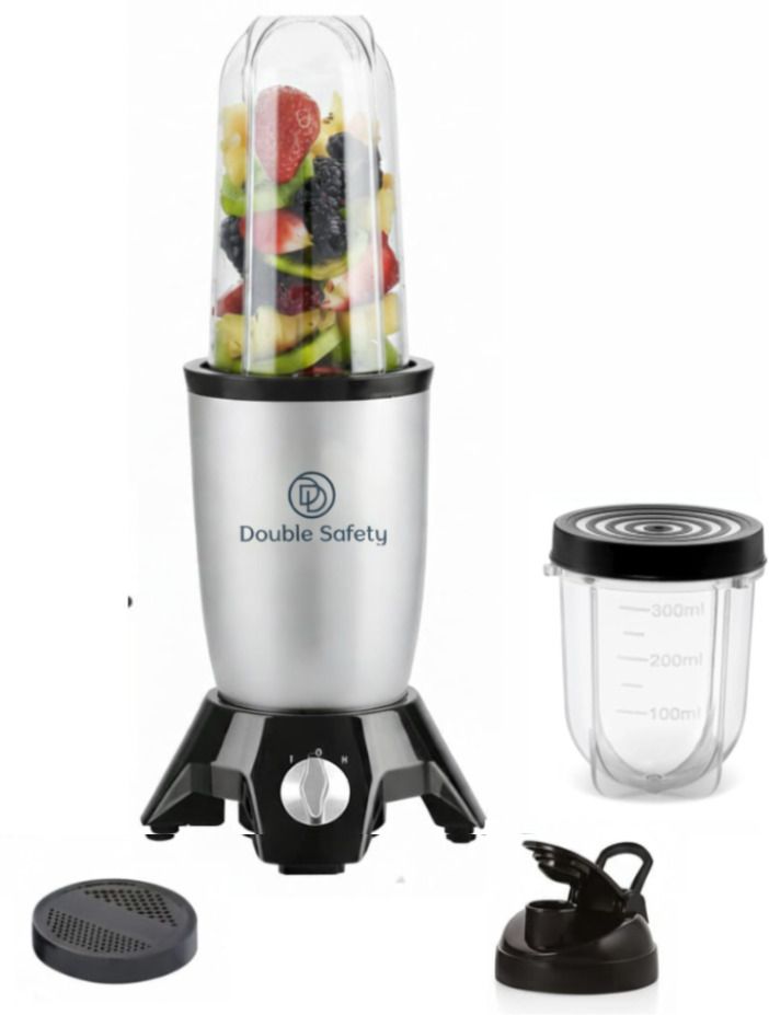 Nutri GO Blender 500W for Smoothies, Shakes, Chutney & Dry Grinding 500 W Juicer Mixer Grinder-image-4
