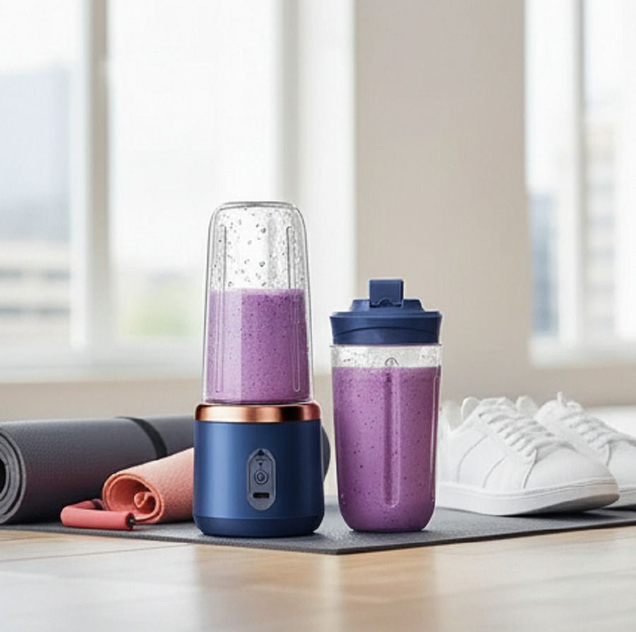 radhe Portable USB Rechargeable Juicer Blender Mini Smoothie Maker Bottle 400 W Juicer Mixer Grinder-picture-9
