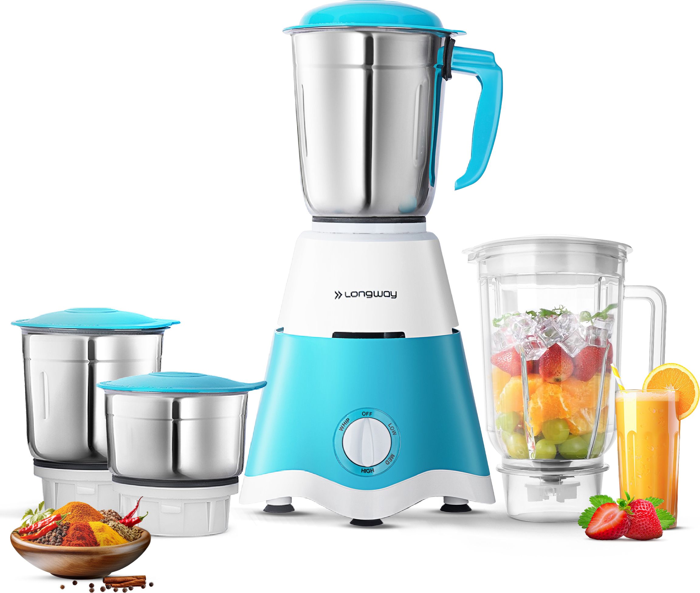 Super Dlx 750 W Juicer Mixer Grinder