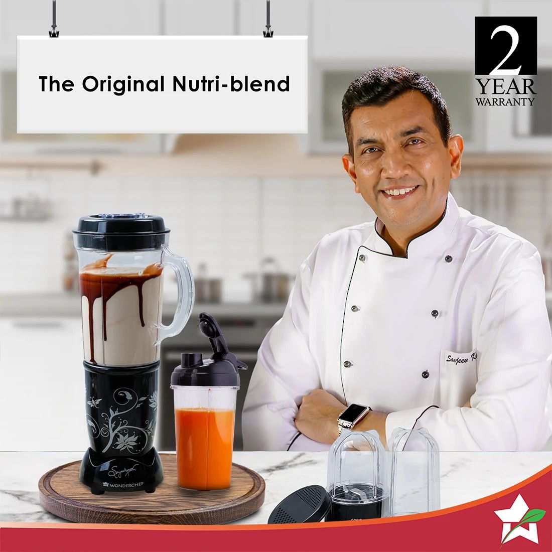wonderchef Nutri-Blend 500 W Juicer Mixer Grinder-picture-16