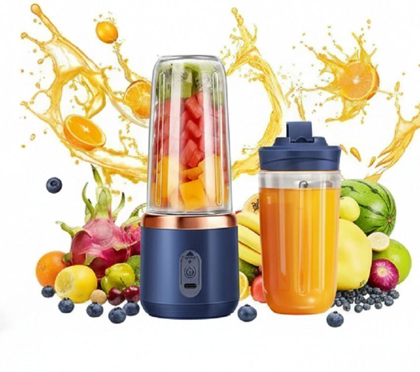 radhe Portable USB Rechargeable Juicer Blender Mini Smoothie Maker Bottle 900 W Juicer Mixer Grinder-picture-1