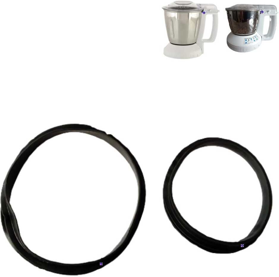 aruyir Compactable Pansonic Jar Lid Big(12.6cm)&Small(9.8cm) Rubber washer Set Mixer Jar Gasket-picture-9
