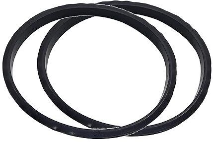 PREETHI" Mixer Jar Lid Gasket, Black (11 cm, 2 Units) Mixer Jar Gasket