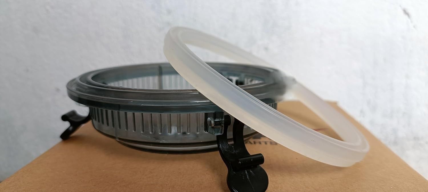 sujata ORG. Chutney Jar Gasket Rubber White Round 12 cm Outer Diameter Mixer Jar Gasket-picture-42