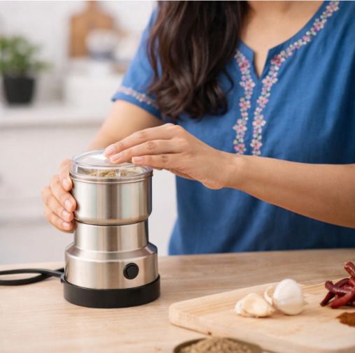 Nima Electric Coffee & Spice Grinder 150W Stainless Steel Mixer Jar Gasket-image-32