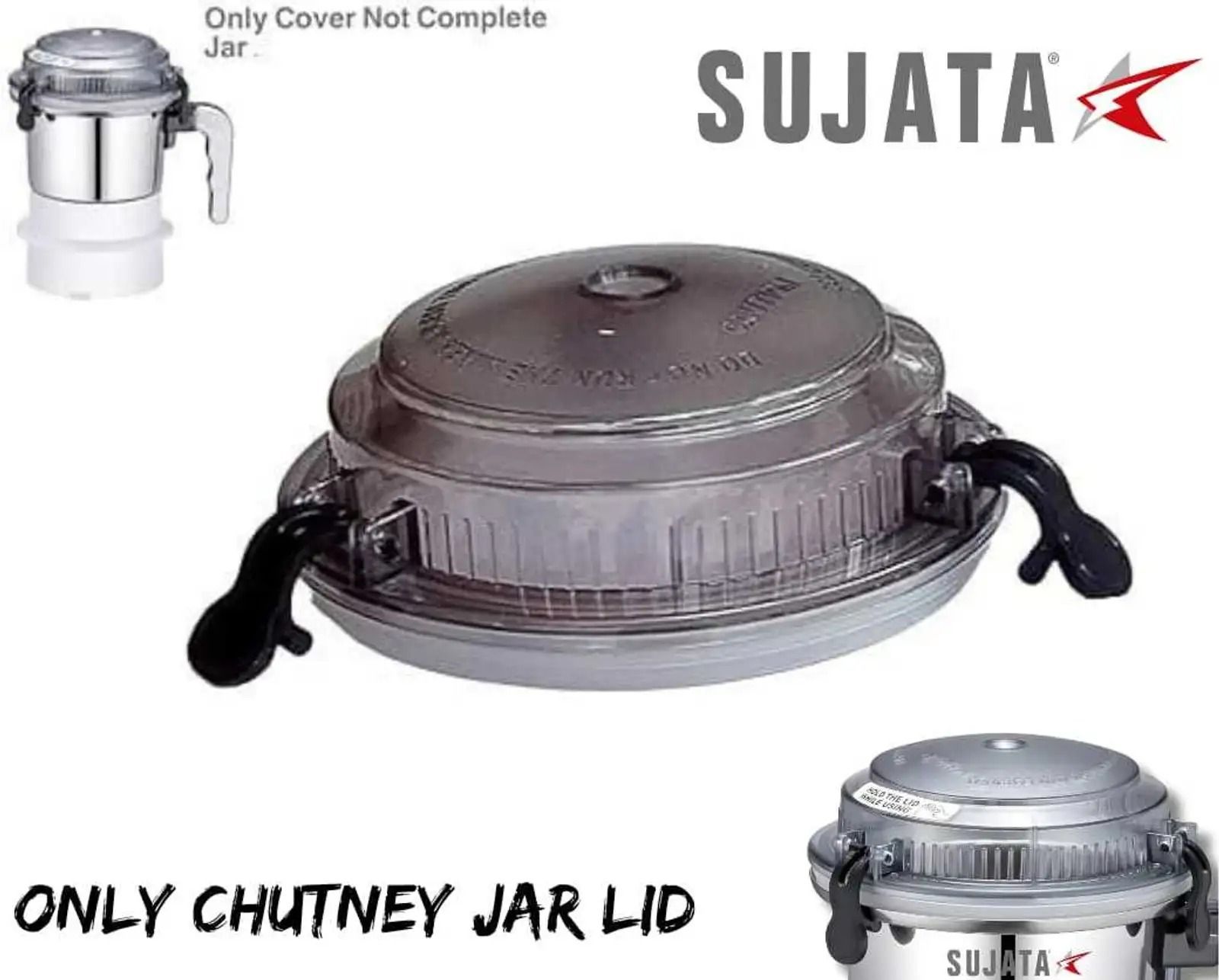 sujata Chutney Jar Lid With Clips With Gasket Mixer Jar Lid-picture-32