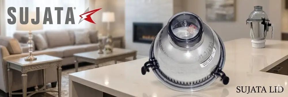 sujata ORG. Mixer-grinder Jar Wet Lid (Polycarbonate, Clear) (1.5Liter Jar Lid) Mixer Jar Lid-picture-31